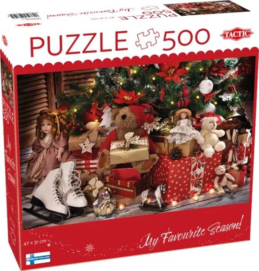 Tactic 500 pcs puzzle: Christmas presents and toys