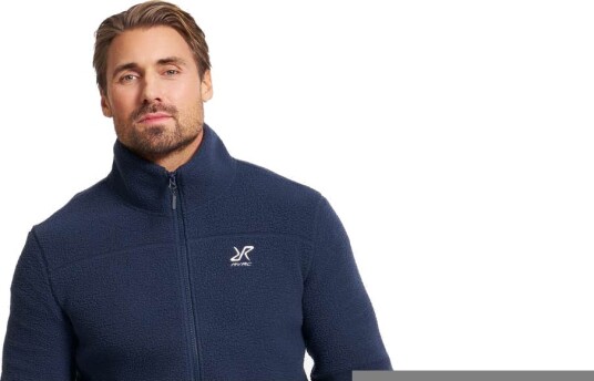 Revolutionrace Herre Overdeler Fleece & midlayers Moss Pile Fleece Jacket Herre Deep Navy XS