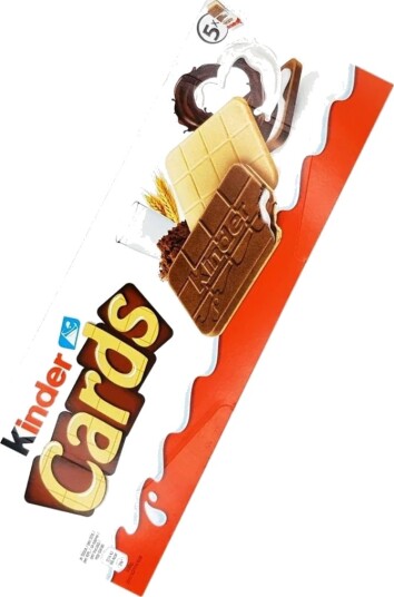 5 Pack Kinder Cards Kjeks med Kindersjokolade