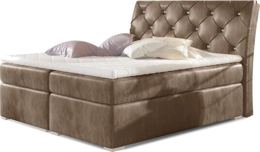Box Spring Eltap Balvin 140x200 cm Monolith 09 Brun
