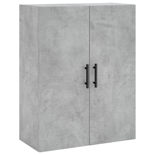 vidaXL Highboard betong grå 69,5x34x180 cm konstruert tre 8720845410643