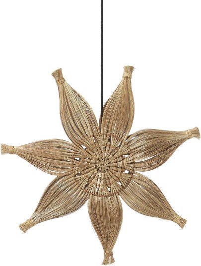 PR Home Agnes julestjerne Natur 78 cm Beige