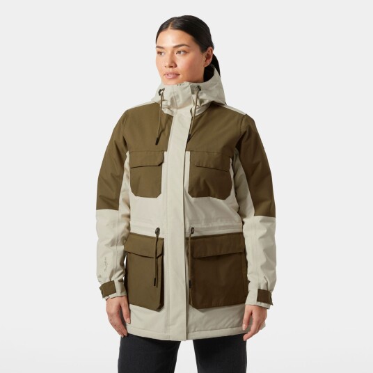 Helly Hansen Escape Insulated Parka Dame Hvit XL