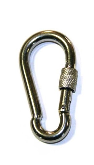 Acapulka Karabinkrok (rustfritt Stål) OneSize Acapulka Karabinkrok (rustfritt Stål) OneSize