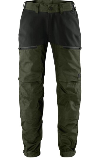 Fristads Carbon Bukse Militar Grønn  Svart Xs