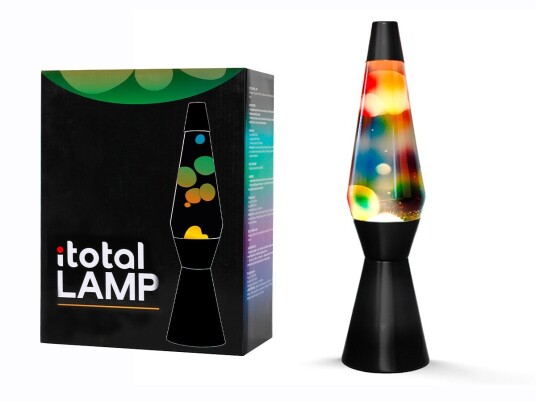 Itotal Lava Lamp Black 36 cm 1270400