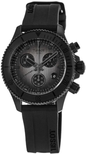 Tissot Herreklokke T120.217.37.061.00 Seastar 1000 Sort/Gummi Ø38 mm