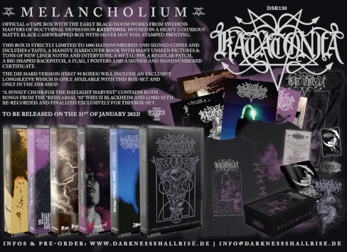 Katatonia Melancholium Box Set Kassett