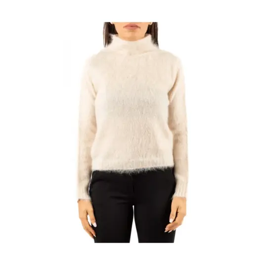 Max Mara Studio Dame Strikkevarer Beige L