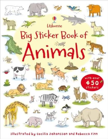 Big Sticker Book Of Animals Av Jessica Greenwell, Sam Taplin