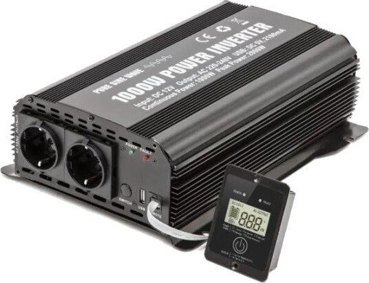 Luxorparts Vekselretter med ren sinuskurve 1000 W Luxorparts Vekselretter med ren sinuskurve 1000 W