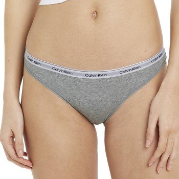 Calvin Klein Truser 3P Low Rise Bikini Briefs Hvit/Grå bomull X-Large Dame Calvin Klein Truser 3P Low Rise Bikini Briefs Hvit/Grå bomull X-Large Dame