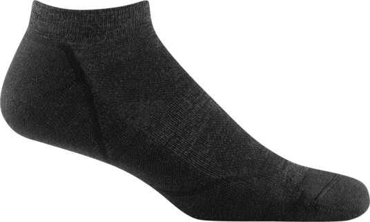 Darn Tough Men's Light Hiker No Show Lightweight with Cushion XL (46-49 . 5) , Black