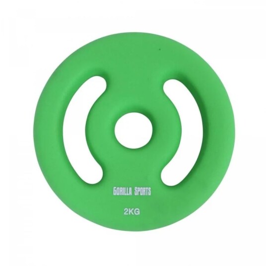 Gorilla Sports Viktskivor Neopren 31mm (Par) Gorilla Sports Viktskivor Neopren 31mm (Par)