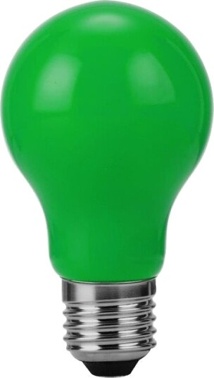 Spl E27 1W LED filamentpære   A60 Grønn Party Colour Premium