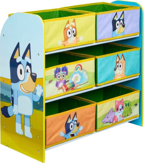 Bluey Bokhylle Med 6 Kurver Bluey Storage 10033 Bluey Bokhylle Med 6 Kurver Bluey Storage 10033