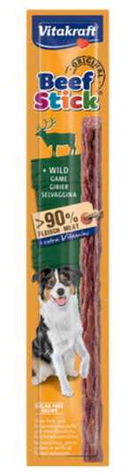 Vitakraft Beef-Stick Salami Wild 12 g - Hundefôr Snacks