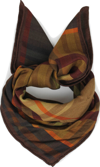 Nohr Studio June Wool Scarf 65 x 65 cm Grønn ONE SIZE
