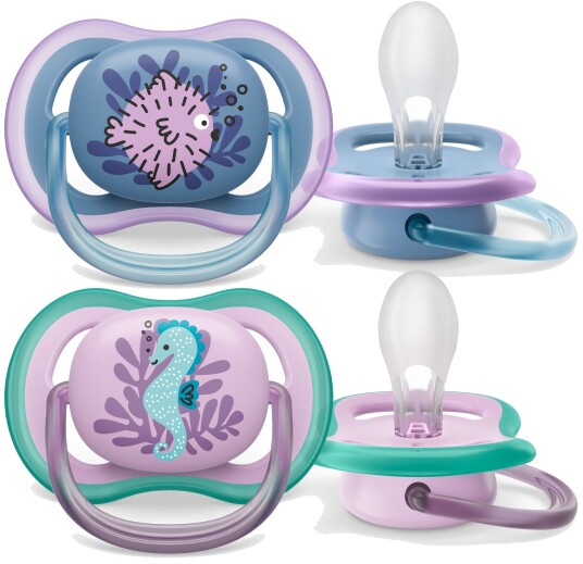 Philips Avent Ultra Air Deco Smokk 2-Pack 6-18m Blå/Lilla