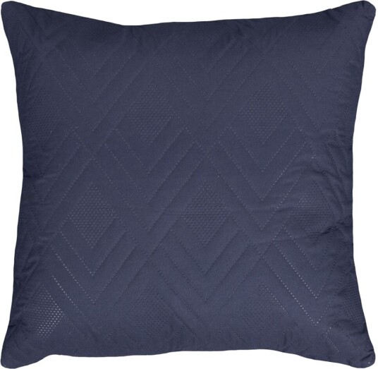 Borg Living Gavlpute   80x80 cm   2 sidig   Mørkeblå og lyseblå   Stor pyntepute til sengen