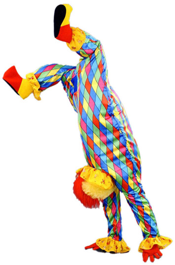 Auvergne Jouets Klovn opp-ned maskot Auvergne Jouets Klovn opp-ned maskot