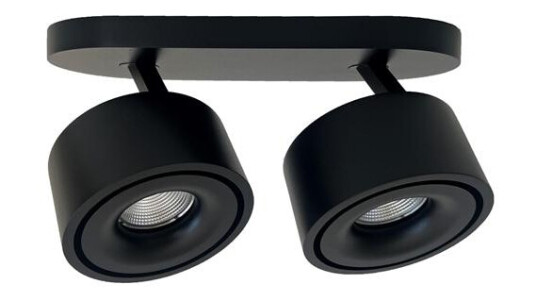 Antidark Easy Braccio W2100 Taklampe Sort