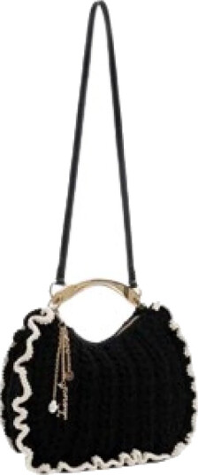 Twinset Dame Vesker Svart ONE SIZE,