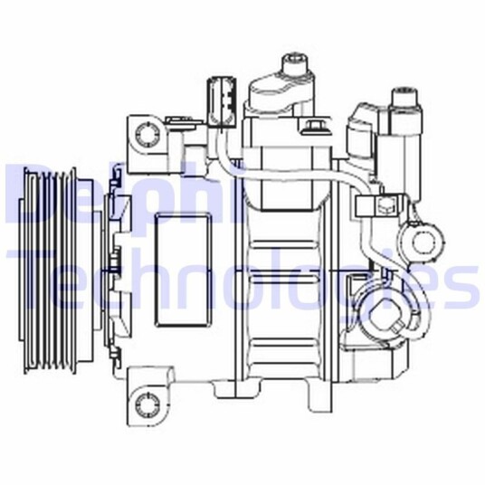 AC kompressor DELPHI CS20474 AC kompressor DELPHI CS20474