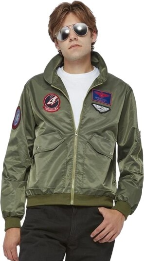 Maverick Bomber Jacket Lisensiert Top Gun Kostymejakke til Mann Strl Large Maverick Bomber Jacket Lisensiert Top Gun Kostymejakke til Mann Strl Large