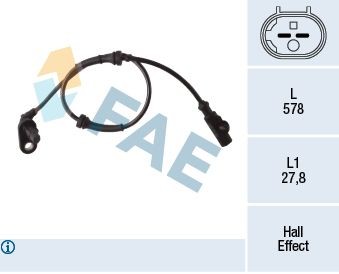 ABS sensor FAE 78276