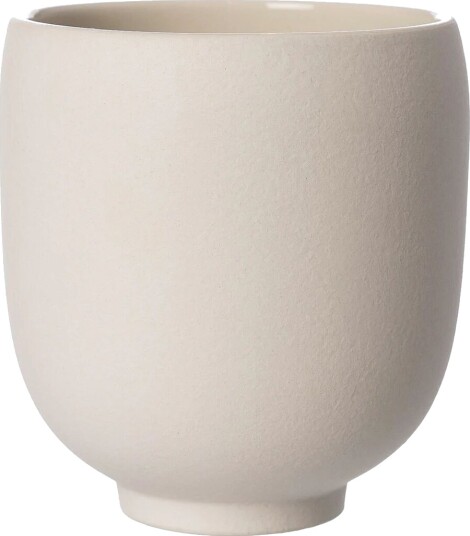 Ernst krukke på fot naturhvit H 15 cm Ø 14 cm Ernst krukke på fot naturhvit H 15 cm Ø 14 cm