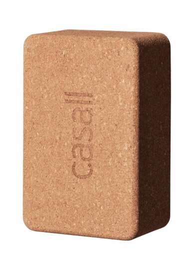 Casall Yoga Block Natural Cork Large Natural Cork OneSize Casall Yoga Block Natural Cork Large Natural Cork OneSize