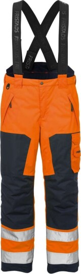 Fristads Høy synlighet Airtech vinterbukser cl 2 2035 GTT Hi Vis Oransje / Marineblå S