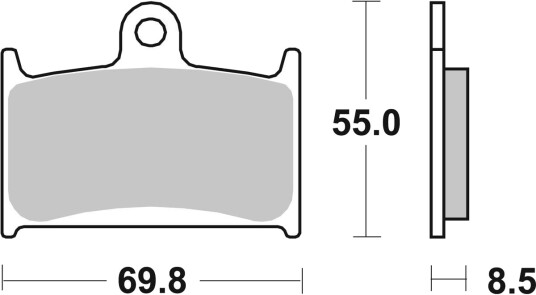 sbs 624HS Bremseklosser sbs 624HS Bremseklosser