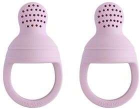 Mushie Silikone Fresh Food Feeder Soft Lilac   2 stk.