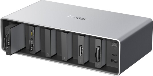 Lexar WF800 Dokkingstasjon 6 brønner Thunderbolt USB-C USB-A