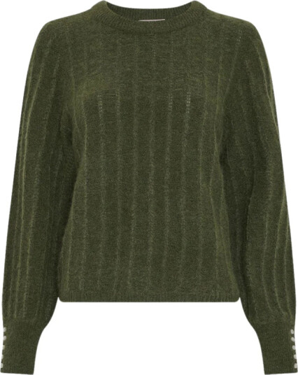 Raus Dame Strikkevarer Grønn M/L,