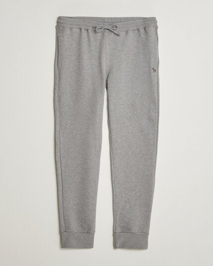PS Paul Smith Zebra Organic Cotton Sweatpants Grey Melange