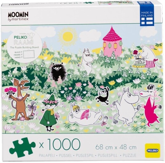 Moomin Puslespill 1000 Brikker Blomsterhage
