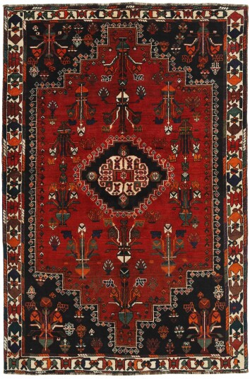 Håndknyttet. Opphav: Persia Kashghai Teppe 170x255