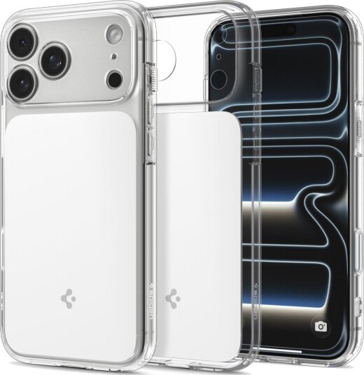 Spigen Ultra Hybrid MagSafe-etui til iPhone 17 Pro / 18 Pro Hvit