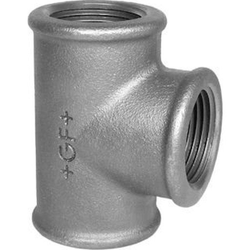 GF Galvanisert T-rør 1 1/4" for Bygg og VVS