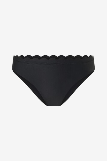 KAANDA Beach life   Bikinitruse Sacllop High Cut Hipster   Svart