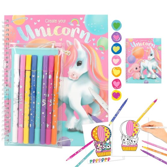 Ylvi - Colouring Book with Pen Set 0412930 Ylvi - Colouring Book with Pen Set 0412930