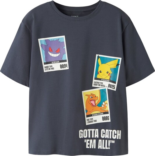 Name It T skjorte NkmSebast Pokémon Ombre Blue Name It 7 8 år (122 128) T skjorte Blå Grå Svart