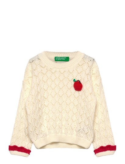 United Colors of Benetton Sweater L/S Cream 116 United Colors of Benetton Sweater L/S Cream 116