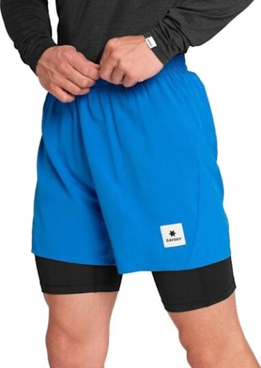 Saysky 2 in 1 Pace Shorts 5" Herre Blue S