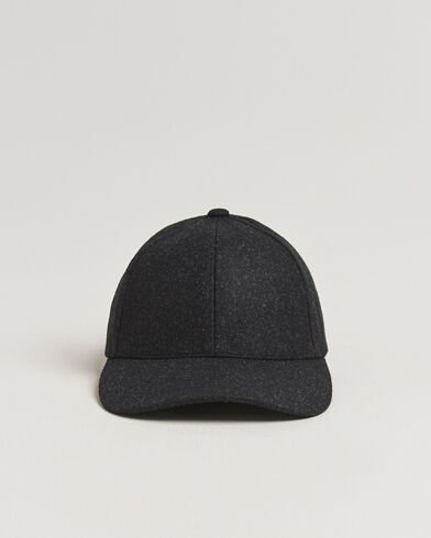 Varsity Headwear Flannel Baseball Cap Jade Black
