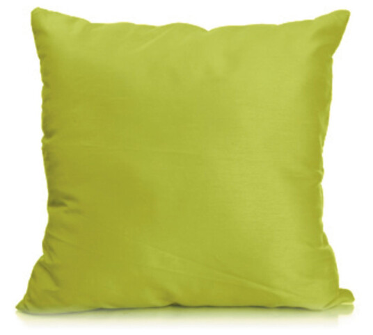 Putetrekk Silky lime 45x45