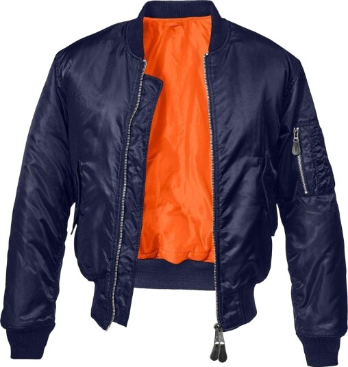 Brandit MA1 Bomber Jakke Blå